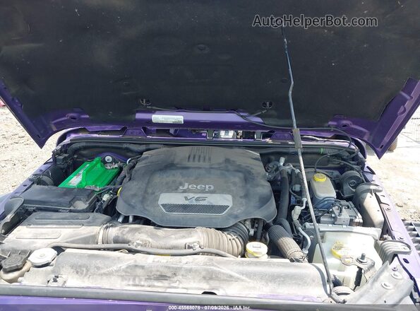 1C4BJWFGXHL673255 2017 JEEP WRANGLER UNLIMITED Purple Vista trasera
