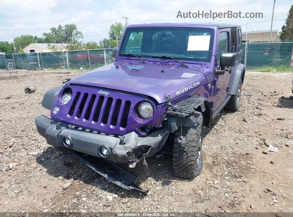1C4BJWFGXHL673255 2017 JEEP WRANGLER UNLIMITED Purple Vista frontal