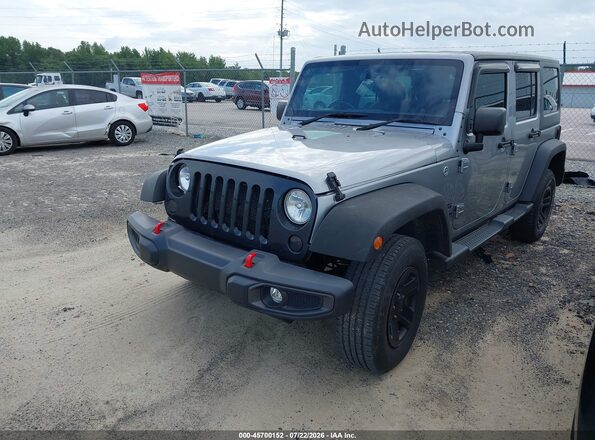 1C4BJWKG2GL340536 2016 JEEP WRANGLER UNLIMITED Gray Передня ліва чверть