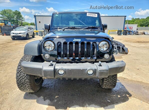 1C4BJWKG4GL293638 2016 JEEP WRANGLER Black Front view