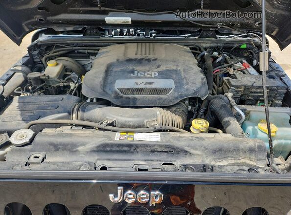 1C4BJWKG4GL293638 2016 JEEP WRANGLER Black Engine compartment view