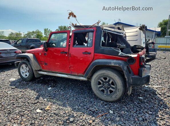1C4BJWKG9GL271635 2016 JEEP WRANGLER Red Задня ліва чверть