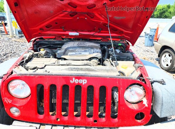 1C4BJWKG9GL271635 2016 JEEP WRANGLER Red Вид задньої частини салону