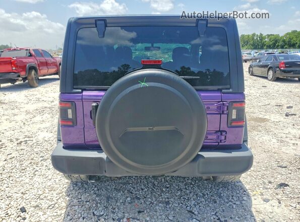 1C4GJXAN0PW571963 2023 JEEP WRANGLER Фиолетовый Вид сзади