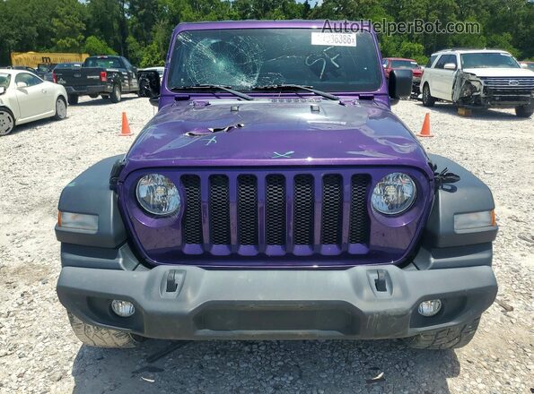 1C4GJXAN0PW571963 2023 JEEP WRANGLER Фиолетовый Вид спереди