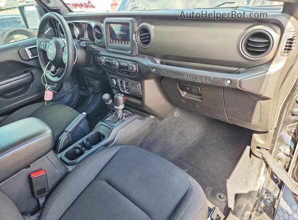 1C4GJXAN0PW679497 2023 JEEP WRANGLER Черный Вид панели приборов