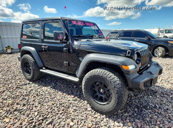 1C4GJXAN0PW679497 2023 JEEP WRANGLER Черный Передняя правая четверть