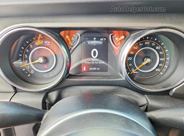 1C4GJXAN0PW679497 2023 JEEP WRANGLER Черный Вид щитка приборов