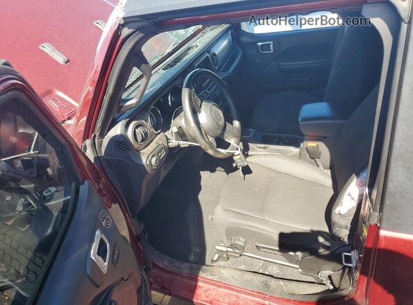 1C4GJXAN3MW575078 2021 JEEP WRANGLER Burgundy Front interior view