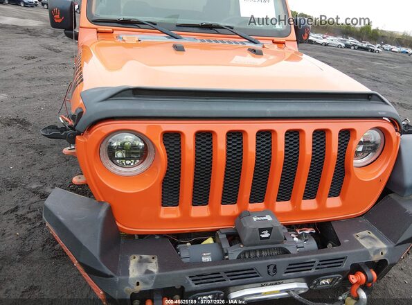 1C4GJXAN4KW542913 2019 JEEP WRANGLER Orange წინა ხედი