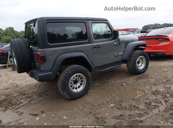 1C4GJXAN5JW307192 2018 JEEP WRANGLER Gray Задня права чверть