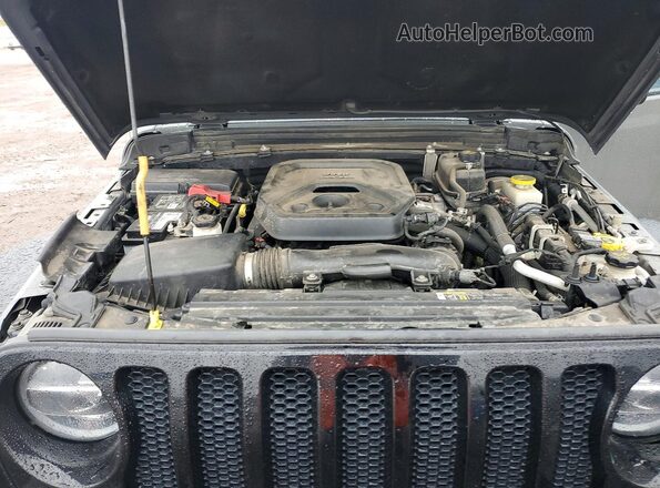 1C4GJXAN6LW218010 2020 JEEP WRANGLER Серый Вид задней части салона