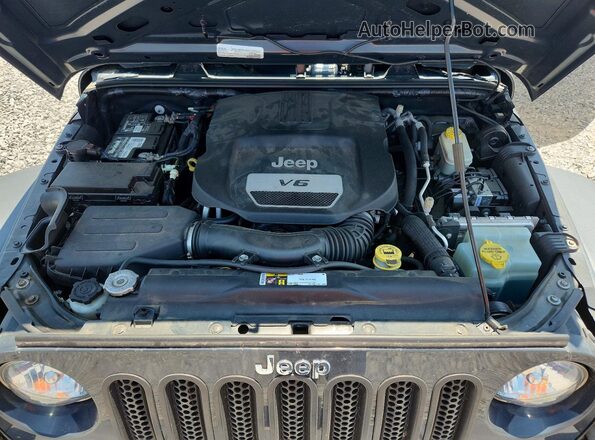 1C4HJWDG2GL291345 2016 JEEP WRANGLER Charcoal ძრავის განყოფილების ხედი