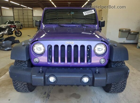 1C4HJWDG2HL623995 2017 JEEP WRANGLER Фиолетовый Вид спереди