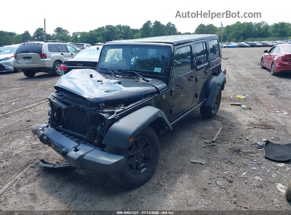 1C4HJWDG5JL907384 2018 JEEP WRANGLER Black Առջևի ձախ երեք քառորդ տեսարան