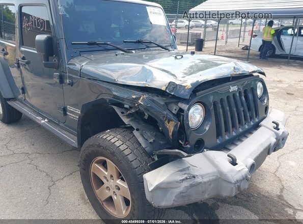 1C4HJWDG7JL887431 2018 JEEP WRANGLER Gray წინა ხედი