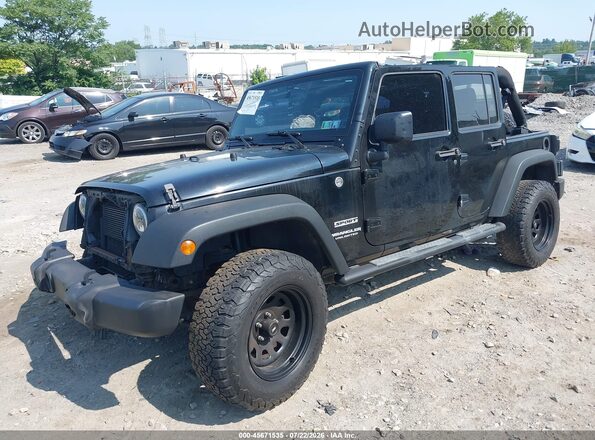 1C4HJWDG9HL623346 2017 JEEP WRANGLER UNLIMITED Black წინა მარცხენა ხედი სამი მეოთხედიდან