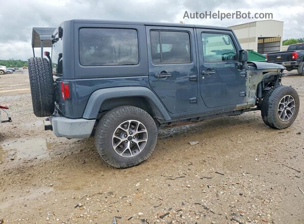 1C4HJWDGXHL546146 2017 JEEP WRANGLER Blue Tył prawy