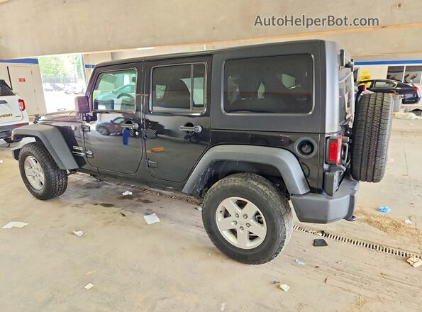 1C4HJWDGXJL837588 2018 JEEP WRANGLER Black Rear left