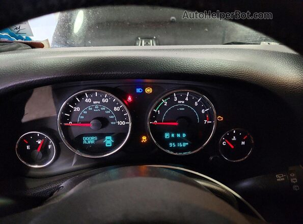 1C4HJWDGXJL837588 2018 JEEP WRANGLER Black Instrument cluster view