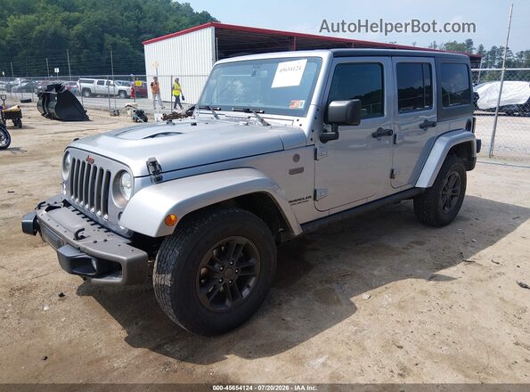 1C4HJWEG3GL244680 2016 JEEP WRANGLER UNLIMITED Silver Передня ліва чверть