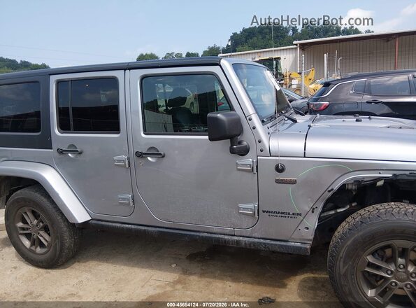 1C4HJWEG3GL244680 2016 JEEP WRANGLER UNLIMITED Silver Вид задньої частини салону