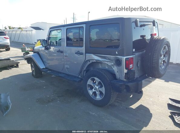 1C4HJWEG6GL294425 2016 JEEP WRANGLER UNLIMITED Серебряный Задняя левая четверть