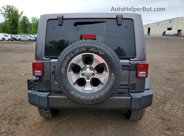 1C4HJWEG8GL199087 2016 JEEP WRANGLER Gray Rear view
