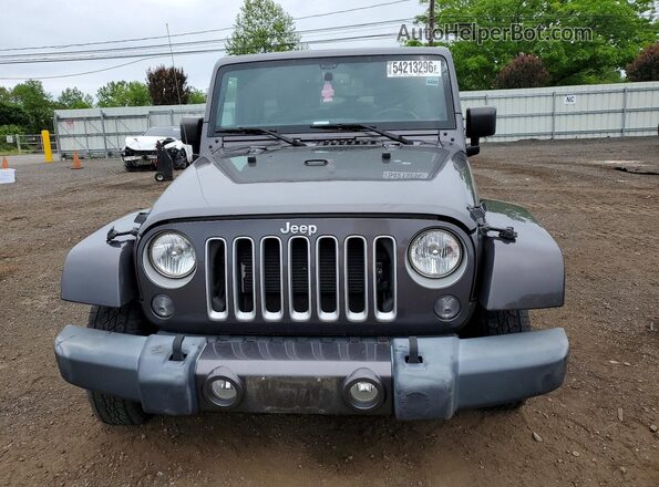 1C4HJWEG8GL199087 2016 JEEP WRANGLER Gray Front view