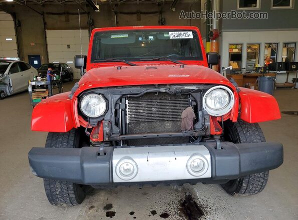 1C4HJWEGXGL257183 2016 JEEP WRANGLER Red წინა ხედი