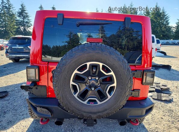 1C4HJWFG2GL225021 2016 JEEP WRANGLER Red Հետևի տեսք