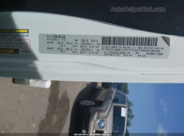 1C4HJWFG4GL102238 2016 JEEP WRANGLER UNLIMITED White Engine compartment view