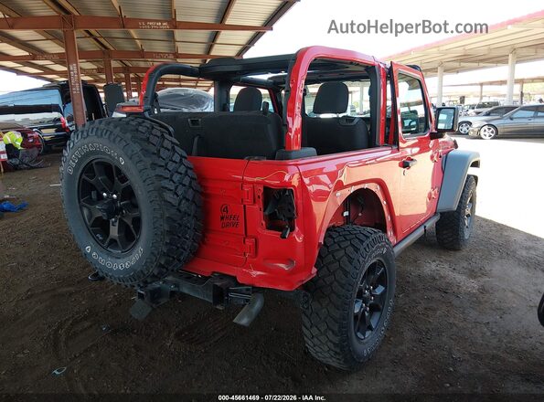 1C4HJXAG1MW794160 2021 JEEP WRANGLER Red Tył prawy