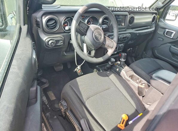 1C4HJXAGXPW681554 2023 JEEP WRANGLER Green Widok deski rozdzielczej