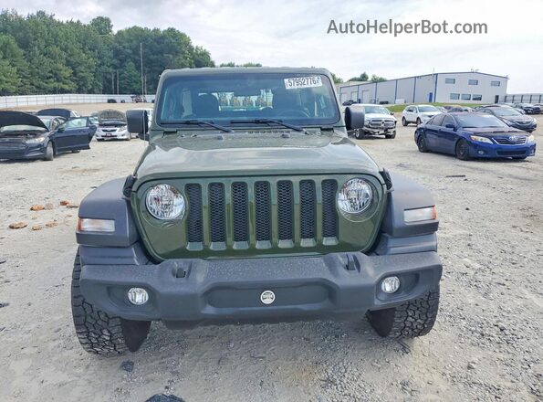 1C4HJXAGXPW681554 2023 JEEP WRANGLER Green Widok z przodu