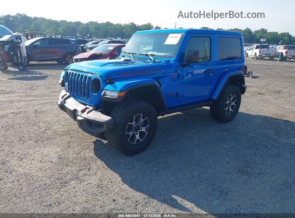 1C4HJXCN5NW174148 2022 JEEP WRANGLER Blue Front left