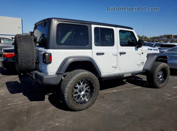 1C4HJXDG0LW348706 2020 JEEP WRANGLER White Rear right