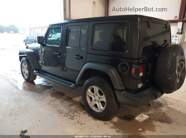 1C4HJXDG1LW218031 2020 JEEP WRANGLER UNLIMITED Black Tył lewy