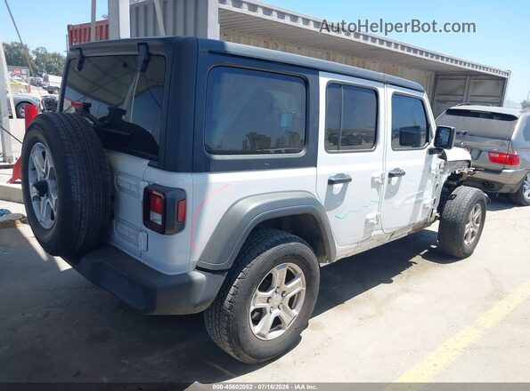 1C4HJXDG1LW299211 2020 JEEP WRANGLER UNLIMITED White უკანა მარჯვენა