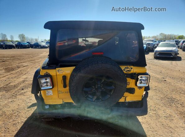 1C4HJXDG1MW624487 2021 JEEP WRANGLER Золотой Вид сзади