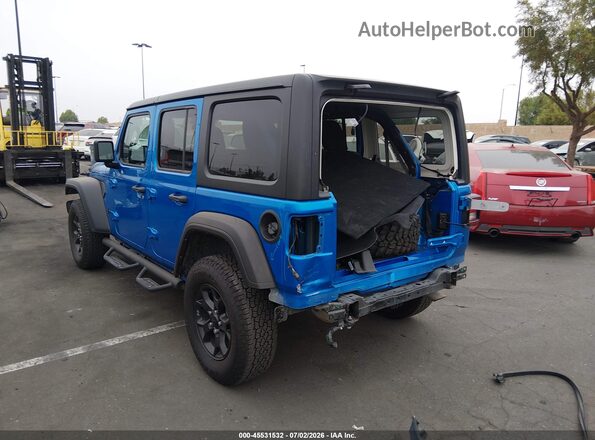 1C4HJXDG1PW531165 2023 JEEP WRANGLER Blue Tył lewy