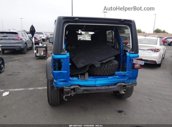 1C4HJXDG1PW531165 2023 JEEP WRANGLER Blue Widok z przodu