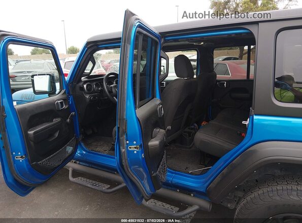 1C4HJXDG1PW531165 2023 JEEP WRANGLER Blue Widok naklejki z numerem VIN