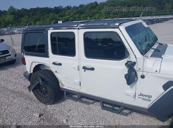 1C4HJXDG2JW105783 2018 JEEP WRANGLER UNLIMITED Белый Вид спереди
