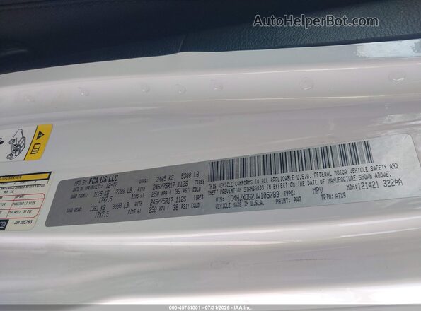 1C4HJXDG2JW105783 2018 JEEP WRANGLER UNLIMITED Белый Вид подкапотного пространства