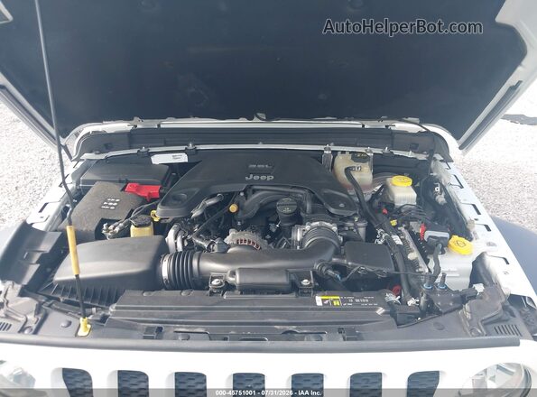 1C4HJXDG2JW105783 2018 JEEP WRANGLER UNLIMITED Белый Вид сзади