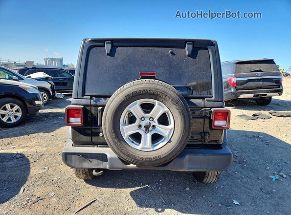 1C4HJXDG2JW120218 2018 JEEP WRANGLER Black უკანა ხედი