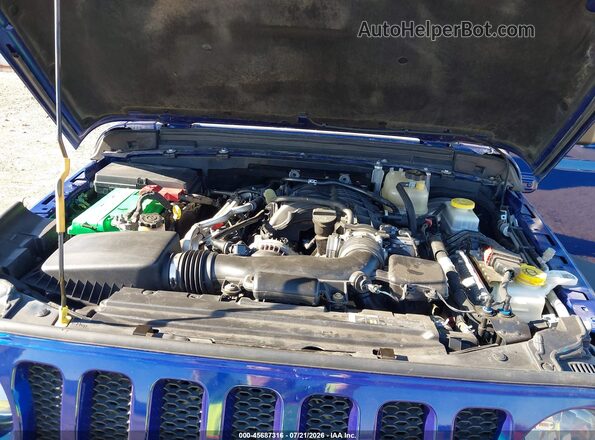 1C4HJXDG2KW517431 2019 JEEP WRANGLER Blue უკანა ხედი