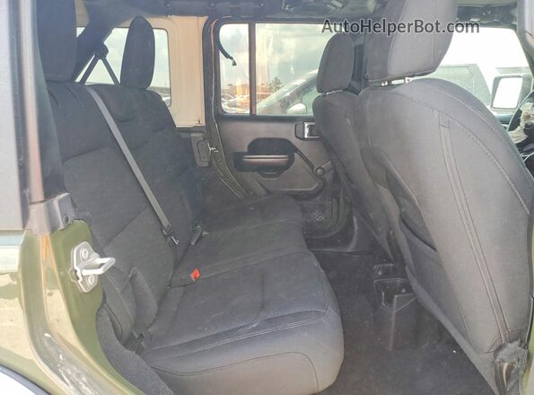 1C4HJXDG2LW290744 2020 JEEP WRANGLER Green უკანა სალონის ხედი