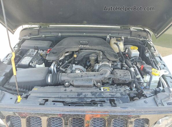 1C4HJXDG2LW290744 2020 JEEP WRANGLER Green ძრავის განყოფილების ხედი